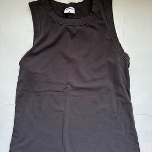 Women's dark grey Sleeveless Top